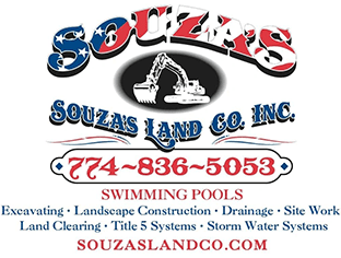 A logo for souzas land company, inc.